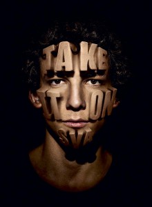 TAKE IT ON SVA Poster für die School of Visual Arts (SVA) in New York City © Sagmeister & Walsh