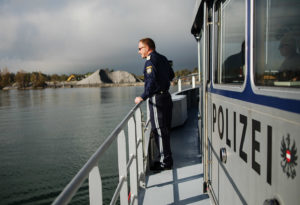 Reportage, Seepolizei, Hard am Bodensee, Reling